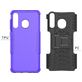 Mobigear Tire Samsung Galaxy A50 Hülle Hardcase Backcover Stoßfest mit Ständer - Schwarz / Orange