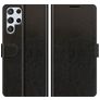 Mobigear Wallet Samsung Galaxy S22 Ultra Hülle Klapphülle Geldbörse - Schwarz