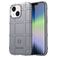 Mobigear Rugged Shield iPhone 14 Plus Hülle Flexibles TPU Backcover Stoßfest - Grau