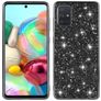 Mobigear Glitter Samsung Galaxy A73 Hülle Hardcase Backcover - Schwarz