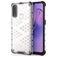 Mobigear Honeycomb Durchsichtig OPPO A31 Hülle Hardcase Backcover Stoßfest - Transparent