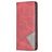 Mobigear Rhombus Slim Xiaomi 12 Hülle Klapphülle - Rot