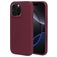 Mobiparts iPhone 16 Pro Max Silikon Hülle Backcover - Plum Red