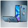 Mobigear Armor Ring HONOR 8X Hülle Hardcase Backcover Stoßfest mit Ringhalter - Blau