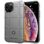 Mobigear Rugged Shield iPhone 12 Pro Max Hülle Flexibles TPU Backcover Stoßfest - Grau