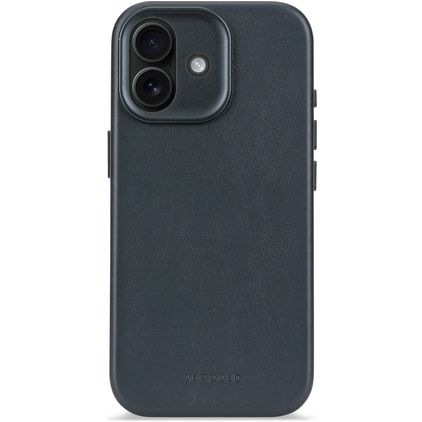 Decoded iPhone 17 Hülle Echtes Leder Backcover Stoßfest - Navy Shadow