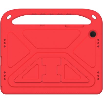 Mobigear AeroArmor Samsung Galaxy Tab A9 Plus (2023) Tablet Hülle für Kinder mit Tragegriff + Stifthalter - Rot