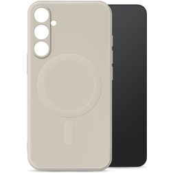 My Style Protective Flex Samsung Galaxy A55 MagSafe Hülle Flexibles TPU Backcover - Antique White