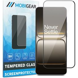 Mobigear Premium OnePlus Nord CE5 Panzerglas Displayschutz - Hüllenfreundlich - Schwarz