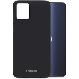 Mobilize Rubber Gelly Motorola Moto G54 Hülle Flexibles TPU Backcover - Matt Black
