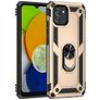 Mobigear Armor Ring Samsung Galaxy A03 Hülle Hardcase Backcover Stoßfest mit Ringhalter - Gold