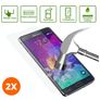 Mobigear Samsung Galaxy Note 4 Panzerglas Gehärtetes Glas Displayschutz - Hüllenfreundlich (2er Pack)