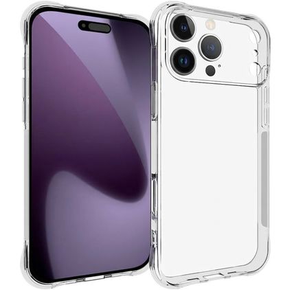 Mobigear Cushion Durchsichtig iPhone 17 Pro Hülle Flexibles TPU Backcover - Transparent