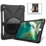 Mobigear SureGrip XGuard iPad 6 (2018) Hülle Kunststoff,Silikon Backcover + Stifthalter + Schulterträger + Ständer - Schwarz