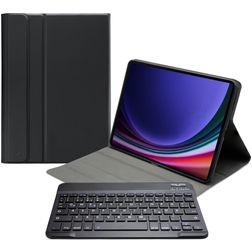 Mobilize Detachable Bluetooth Keyboard Samsung Galaxy Tab S9 FE Plus Hülle QWERTZ Bluetooth Tastatur Klapphülle - Schwarz