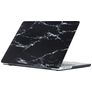 Mobigear Marble MacBook Air 15 Zoll (2023-2026) Hardcase Hülle MacBook Case - Schwarz - Model A2941 / A3114 / A3241 / A3448