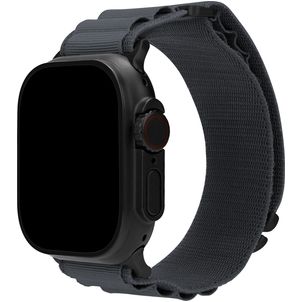 Mobilize Alpine Nylon Apple Watch Armband Dornschließe - 42/41/40/38 mm - Dark Grey