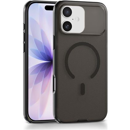 Mobigear Shockproof Grip iPhone 17 MagSafe Hülle Hardcase Backcover - Schwarz