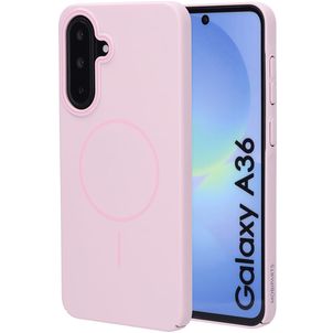Mobiparts Slim Line Samsung Galaxy A36 MagSafe Hülle Hardcase Backcover - Blush Pink