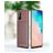 Mobigear Racing OPPO Reno 4 Hülle Flexibles TPU Backcover - Braun