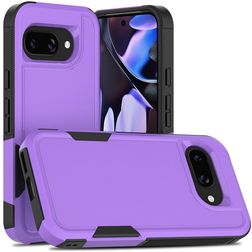 Mobigear Heavy Armor Google Pixel 9a Hülle Hardcase Backcover Stoßfest - Lila