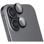 Mobiparts iPhone 16 Panzerglas Gehärtetes Glas Kameralinsen Schutz - Schwarz