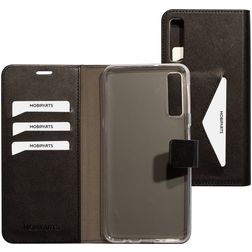 Mobiparts Classic Wallet Samsung Galaxy A7 (2018) Klapphülle Portemonnaie - Schwarz