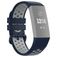Mobigear Sport Plus Buckle Silikon Fitbit Charge 3 Armband Dornschließe - Dunkelblau