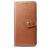Mobigear Snap Button OPPO A9 (2020) Klapphülle Portemonnaie - Cognac