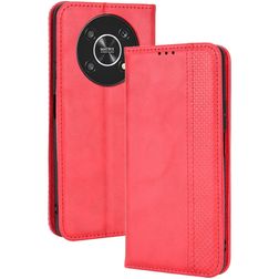 Mobigear Sensation HONOR Magic 4 Lite Hülle Klapphülle Geldbörse - Rot