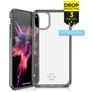ITSKINS Level 2 HybridFrost iPhone 11 Hülle Hardcase Backcover Stoßfest - Transparent / Schwarz