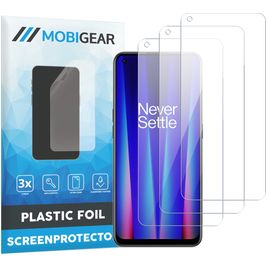 Mobigear OnePlus Nord CE 2 Displayschutz Schutzfolie - Hüllenfreundlich (3er Pack)