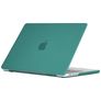 Mobigear Matte MacBook Pro 14 Zoll (2021-2026) Hardcase Hülle MacBook Case - Dunkelgrün - Model A2442 / A2779 / A2918 / A2992 / A3401 / A3112 / A3434 / A3427 / A3426