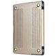 Mobigear Silk Texture United MacBook Air 11 Zoll (2010-2016) Hardcase Hülle MacBook Case - Gold - Model A1370 / A1465