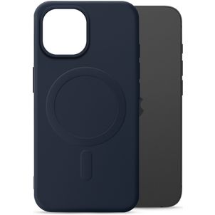 My Style Protective Flex iPhone 15 MagSafe Hülle Flexibles TPU Backcover - Marineblau