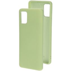 Mobiparts Samsung Galaxy A51 Silikon Backcover - Pistache Green