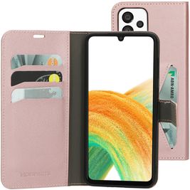 Mobiparts Classic Wallet Samsung Galaxy A33 Hülle Klapphülle Geldbörse - Pink