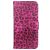 Mobigear Leopard iPhone XS Hülle Klapphülle Geldbörse - Pink