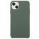 Mobigear Rubber Touch iPhone 15 Silikon Hülle Backcover - Grün