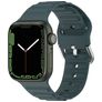 Mobigear Bumpy Silikon Apple Watch Armband Dornschließe - 42/41/40/38 mm - Grün