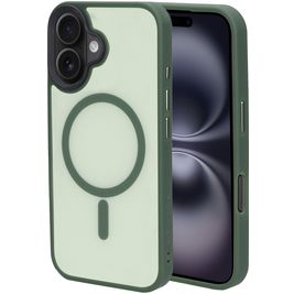 Mobiparts Hardcover iPhone 16 MagSafe Hülle Hardcase Backcover - Satin Green