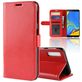 Mobigear Wallet Samsung Galaxy A7 (2018) Hülle Klapphülle Geldbörse - Rot