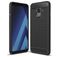 Mobigear Brushed Slim Samsung Galaxy A8 (2018) Hülle Flexibles TPU Backcover - Schwarz