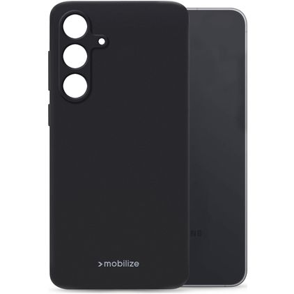 Mobilize Rubber Gelly Flexibles TPU Hülle Backcover - Schwarz