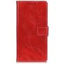 Mobigear Basic Alcatel 1C (2019) Hülle Klapphülle Geldbörse - Rot