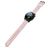 Mobigear Bumpy Silikon Smartwatch Armband Dornschließe - 22-mm-Universalanschluss - Pink