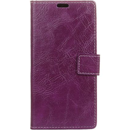 Mobigear Basic Huawei P30 Lite Hülle Klapphülle Geldbörse - Lila