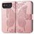 Mobigear Butterfly ASUS ROG Phone 6 Pro Hülle Klapphülle Geldbörse - Roségold