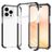 Mobigear Full Bumper iPhone 14 Pro Max Hülle Hardcase Backcover Stoßfest - Schwarz