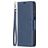 Mobigear Excellent Samsung Galaxy A12 Hülle Klapphülle Geldbörse - Blau